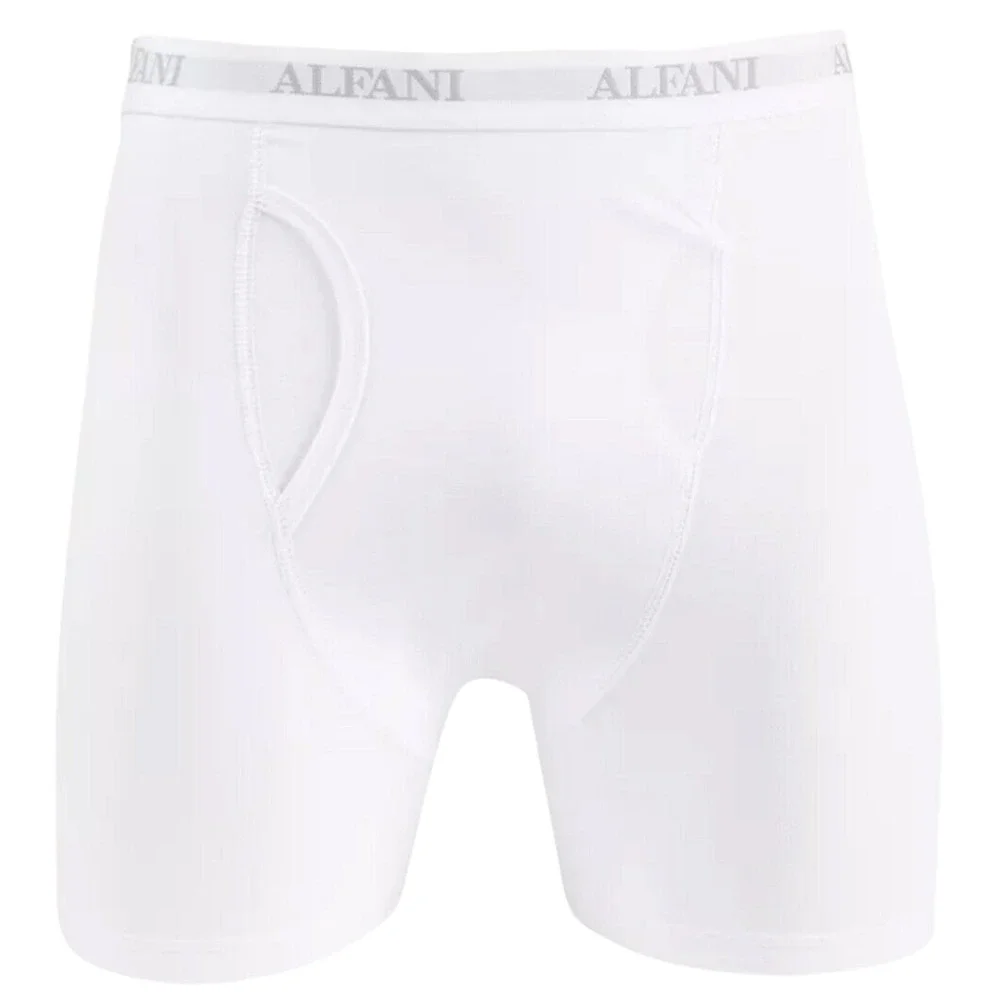 ALFANI Air Mesh Quick Dry Boxer Brief Underwear White Small 29-31 10012022700